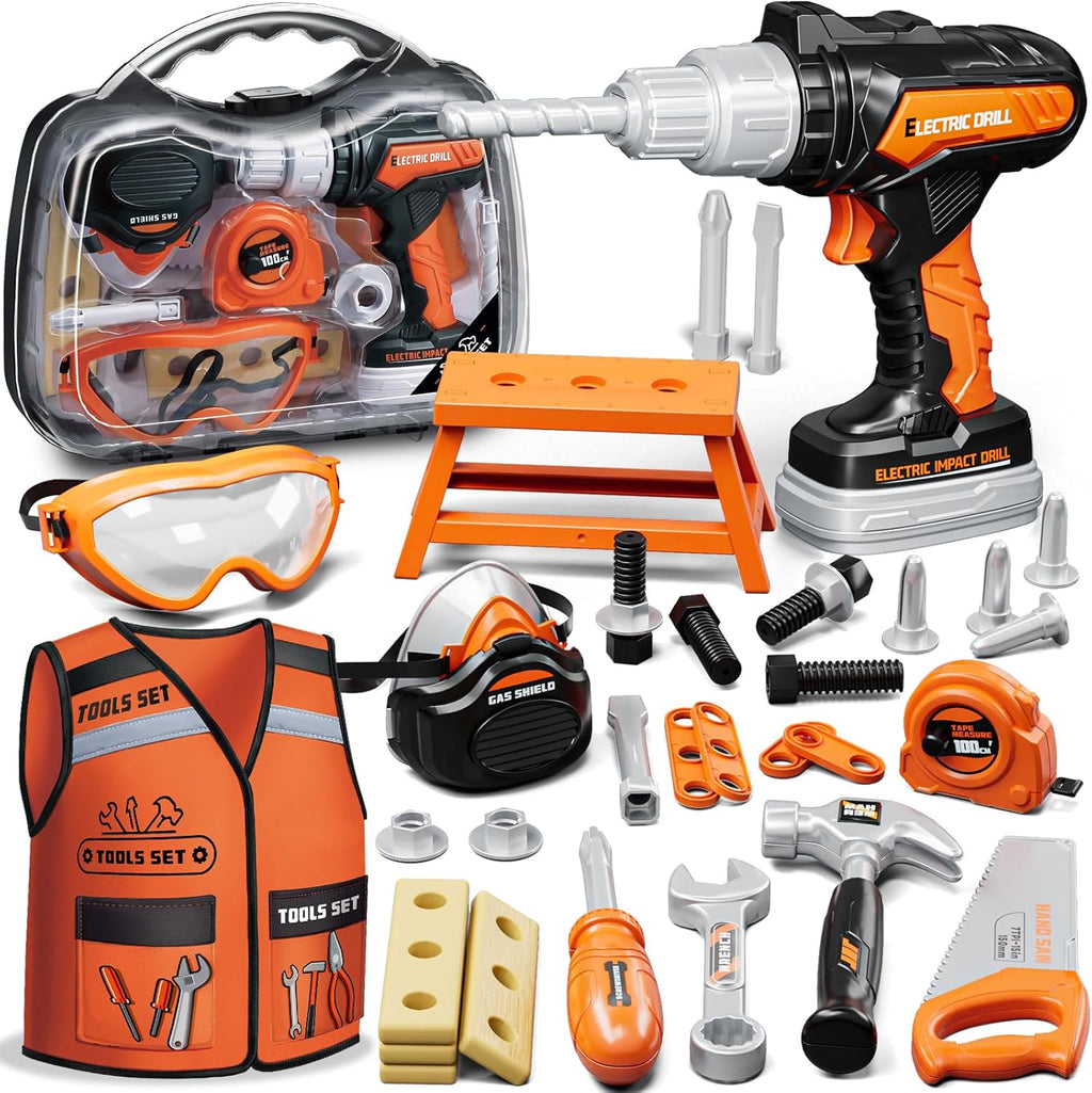 Kids Tool Set, Toddler Tool Set with Box, Toys for 3 Year Old Boys